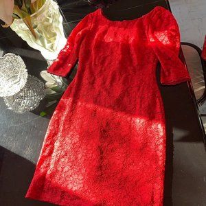 Lace Red Dress Laundry, Shelly Segal